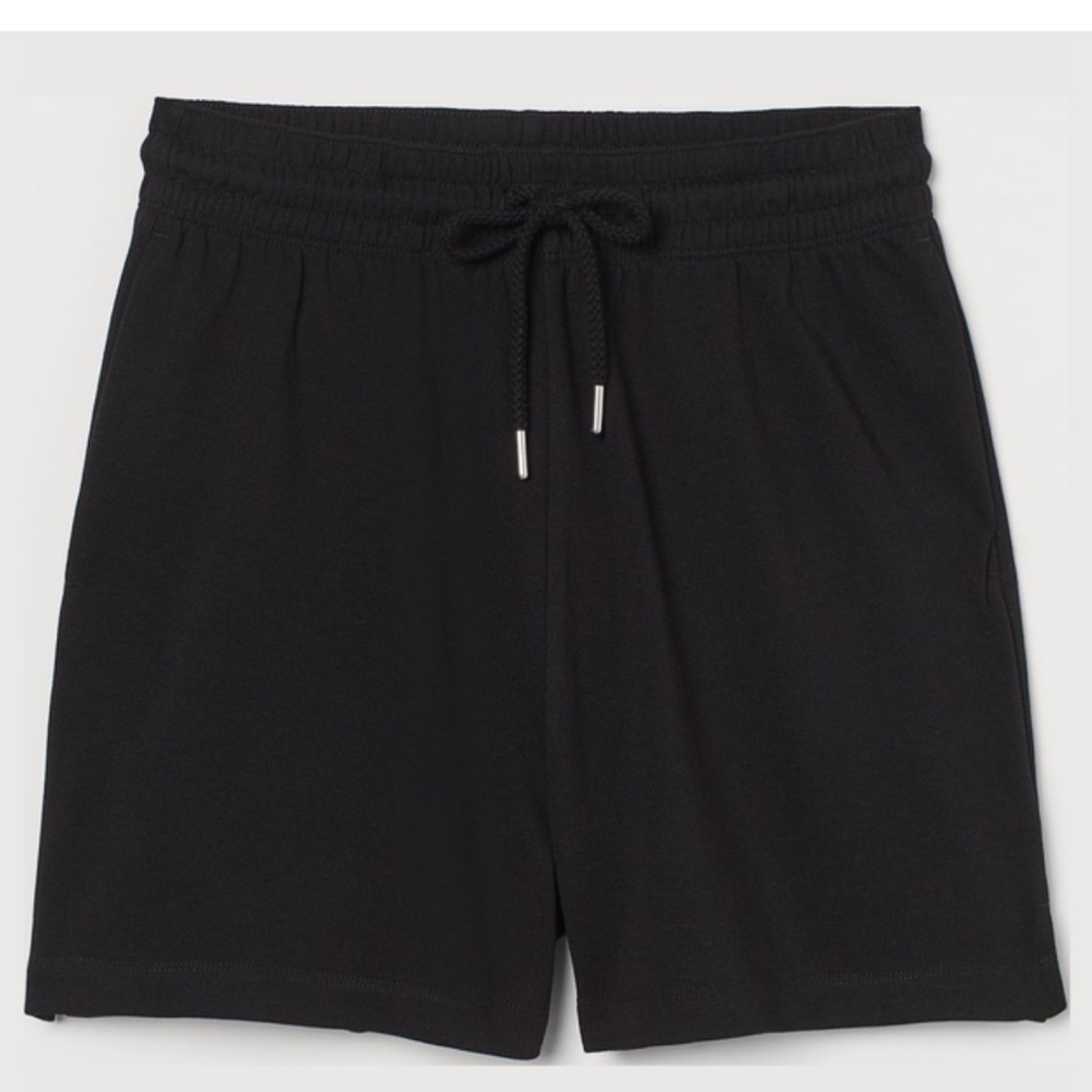 H&M Black Drawstring Shorts